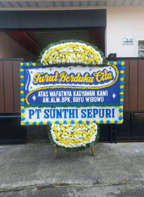 Papan Bunga Duka di Yapsi